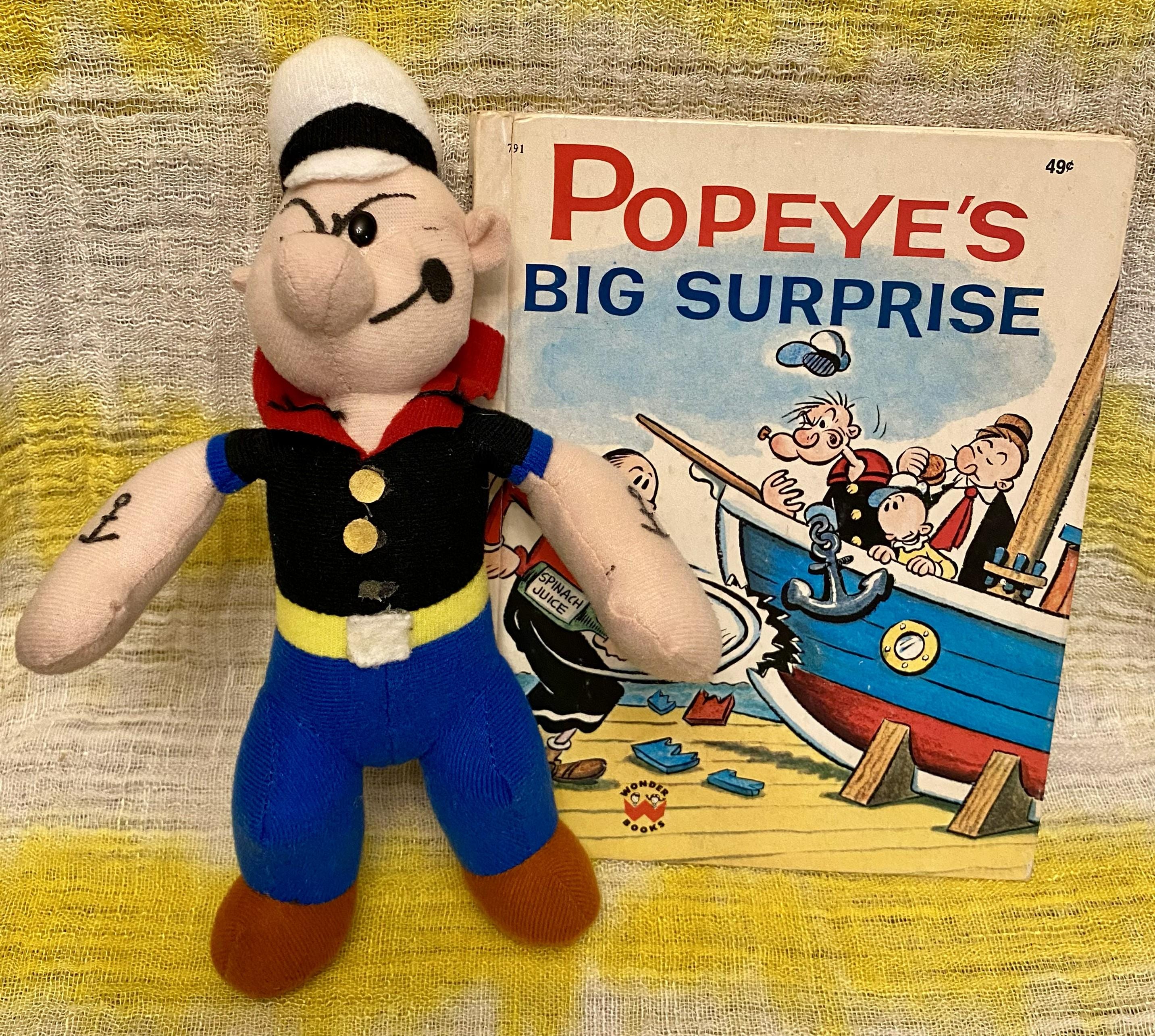 Popeye Plush - Etsy