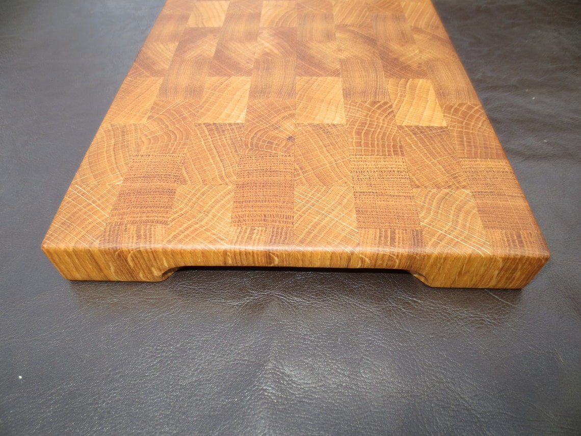 End Grain Cutting Board Butcher Block oak Etsy