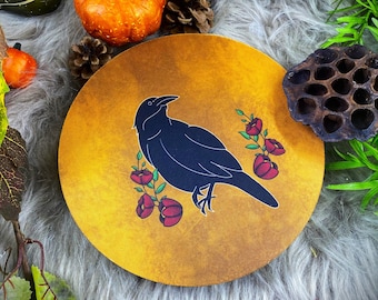 Mouse pad: black raven