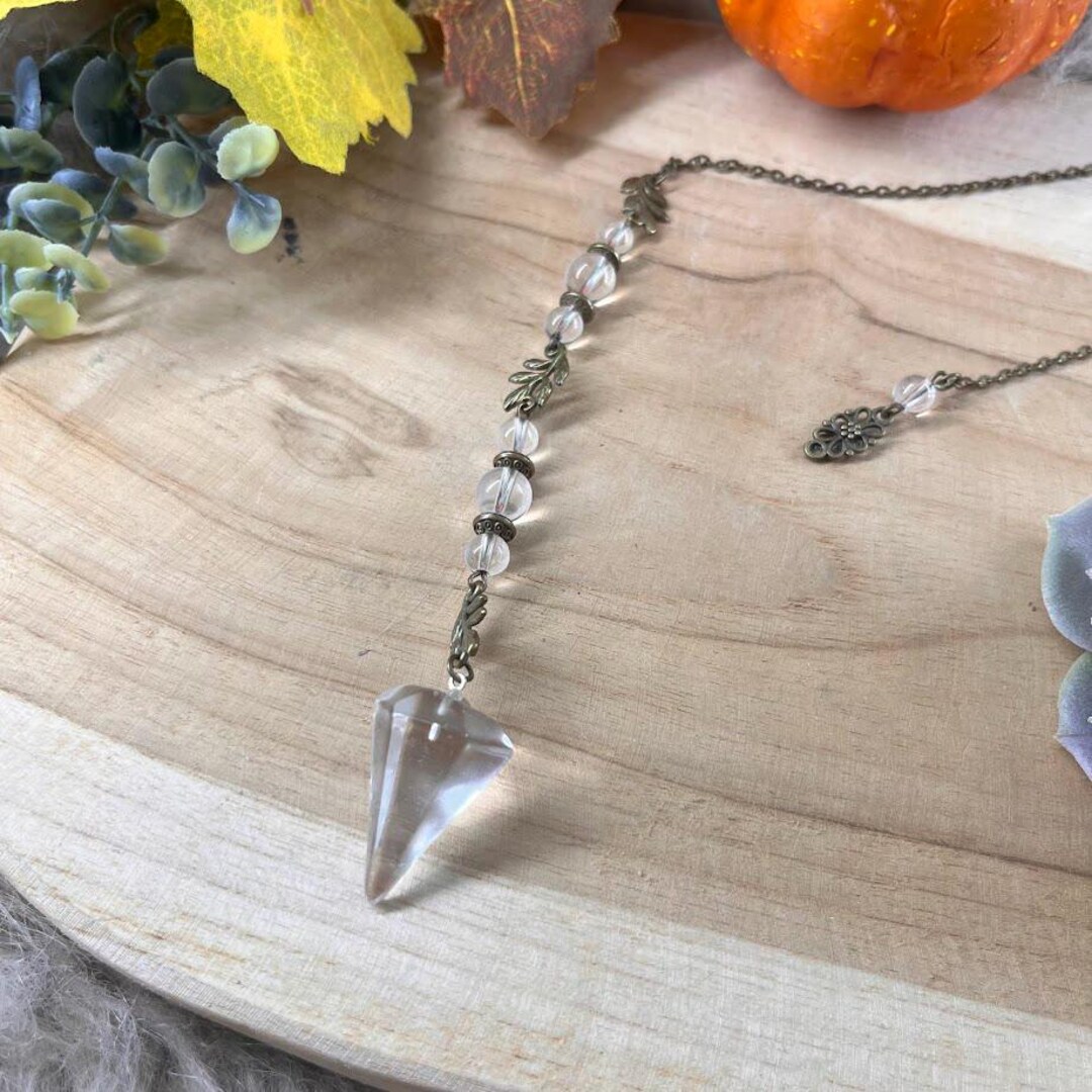 Pendulum Rocks Rock Crystal Pendulum - Unique Piece - Etsy