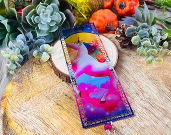 Metal Bookmark: Rainbow Unicorn
