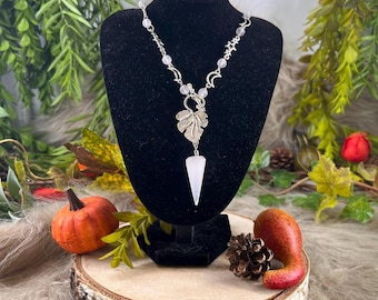 Pendulum Necklace: Selenite - unique piece
