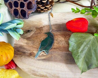 Raven stainless steel necklace