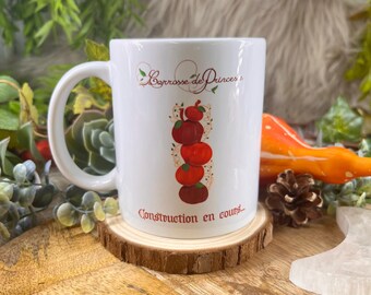 Mug cup: Princess carriage, construction in progress