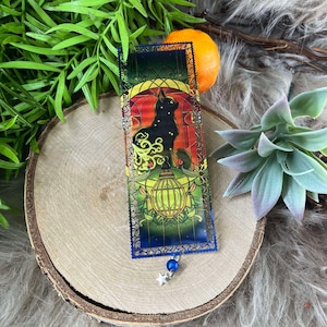 Metal Bookmark: The Black Cat
