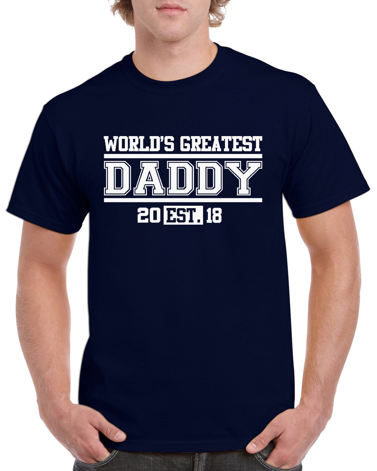 World's Greatest Dad - T-shirt 100% Cotton Tee by StickerDad® - High Quality - Made in the USA - Thumbnail 5