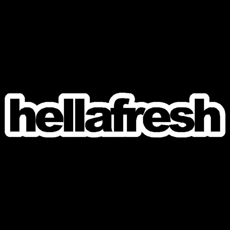 2 Pack - HELLAFRESH tuner Jdm euro stance 7" Vinyl Decal Window Sticker