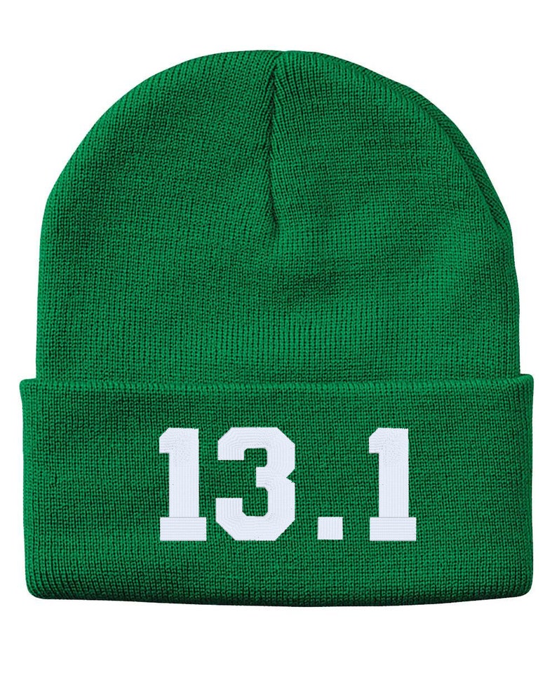 13.1 Embroidered Cuffed Beanie Hat Embroidered Gift Winter Etsy