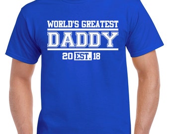 World's Greatest Dad - T-shirt 100% Cotton Tee by StickerDad® - High Quality - Made in the USA