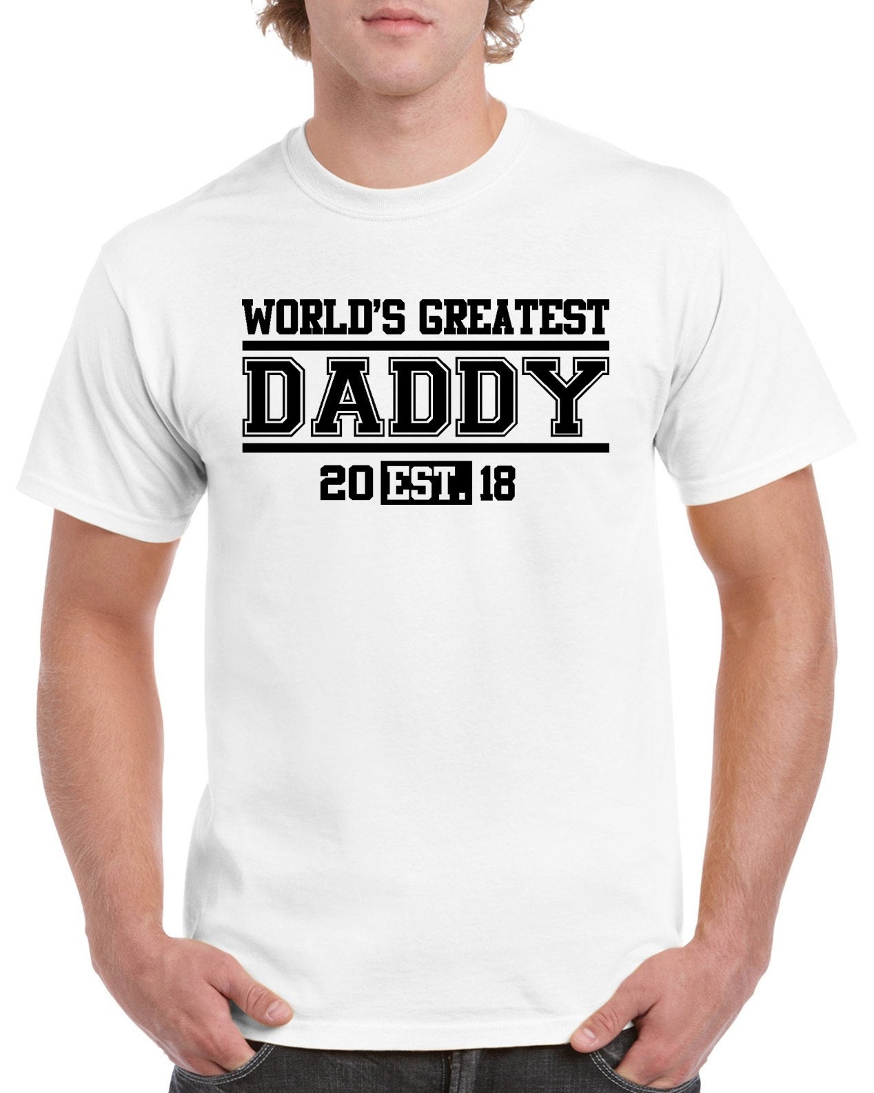 World's Greatest Dad - T-shirt 100% Cotton Tee by StickerDad® - High Quality - Made in the USA - Thumbnail 7
