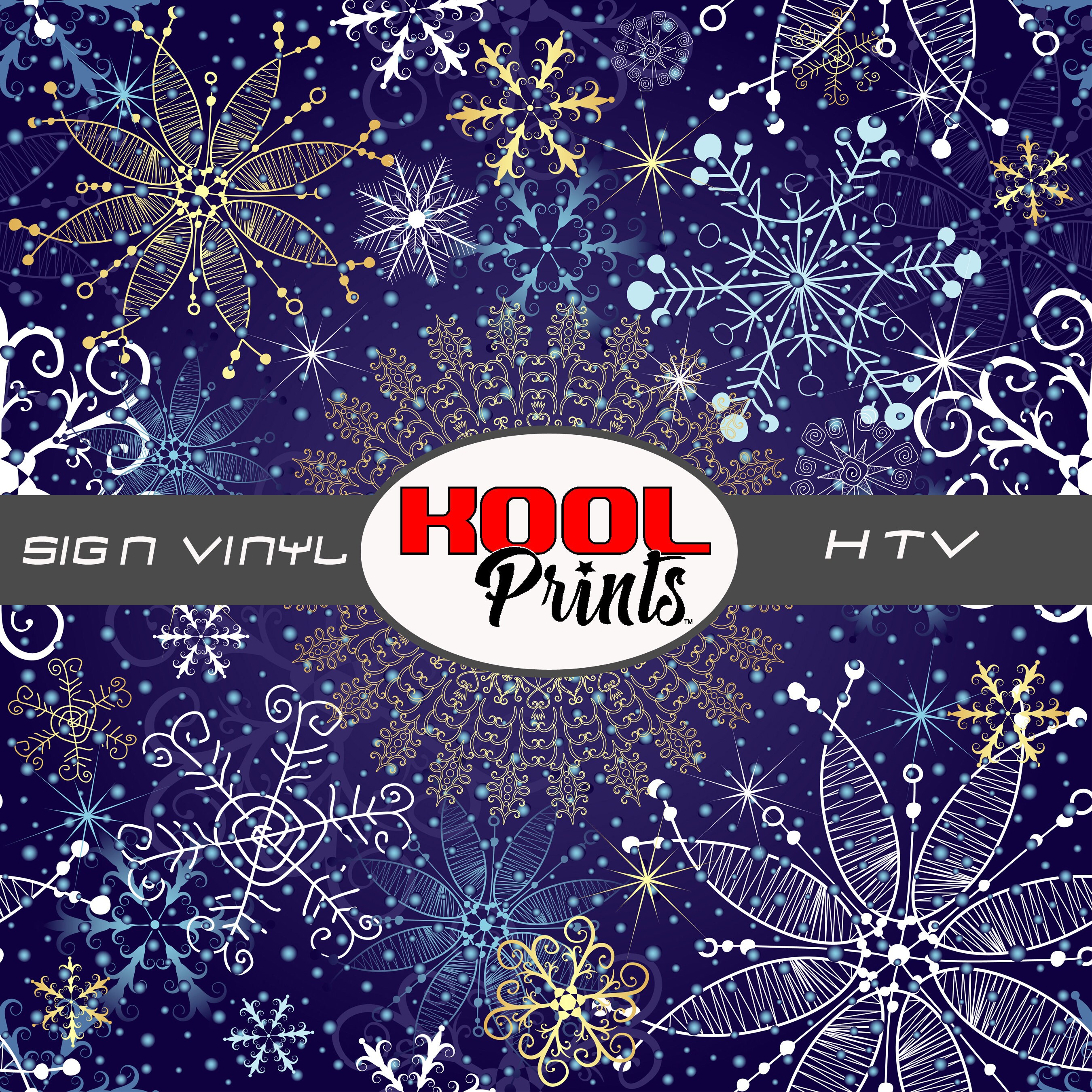 Kool Prints™ MAGICAL Flakes 802 Pattern Printed Vinyl, Printed Patterned Vinyl, Outdoor Vinyl, Decal Vinyl, Monogram Vinyl