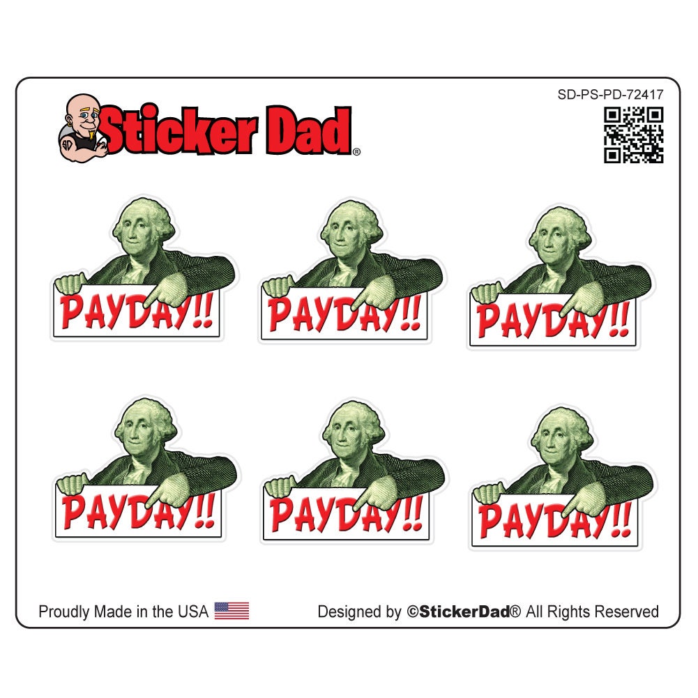 PAY DAY Planner Stickers - Money - (72417)