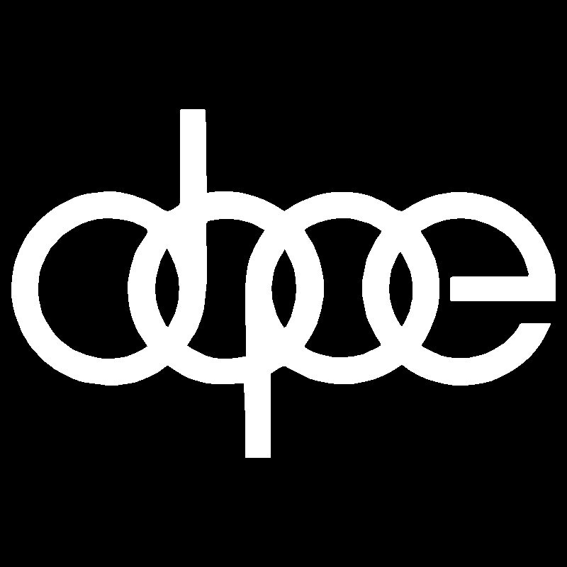 DOPE style #1 Tuner Stance 6" Vinyl Decal Window Sticker