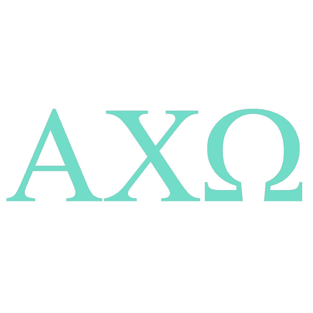 Alpha Chi Omega (2 Pack) Decal 6" Vinyl Decal Window Sticker "Officially Licensed Product". - Thumbnail 6