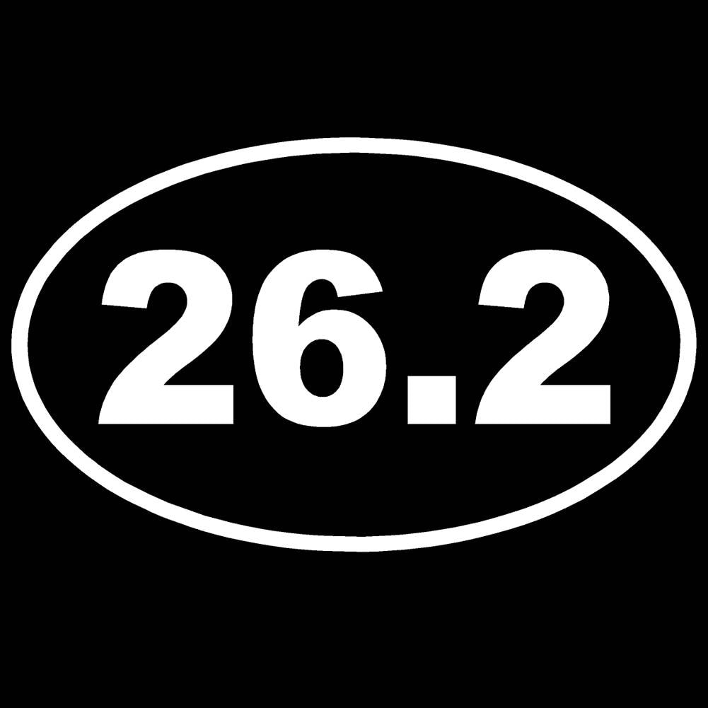 26.2 Full Marathon Running 5" Vinyl Decal Window Sticker