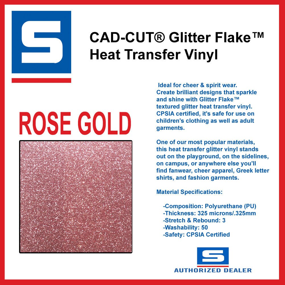 Glitter Heat Transfer Specifications