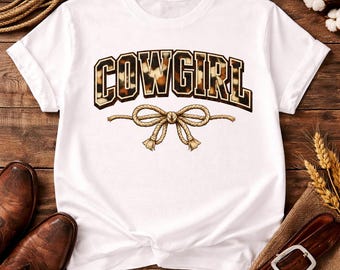 Cowgirl Cowprint 1042 PNG – Sublimation & DTF (Digital Download)