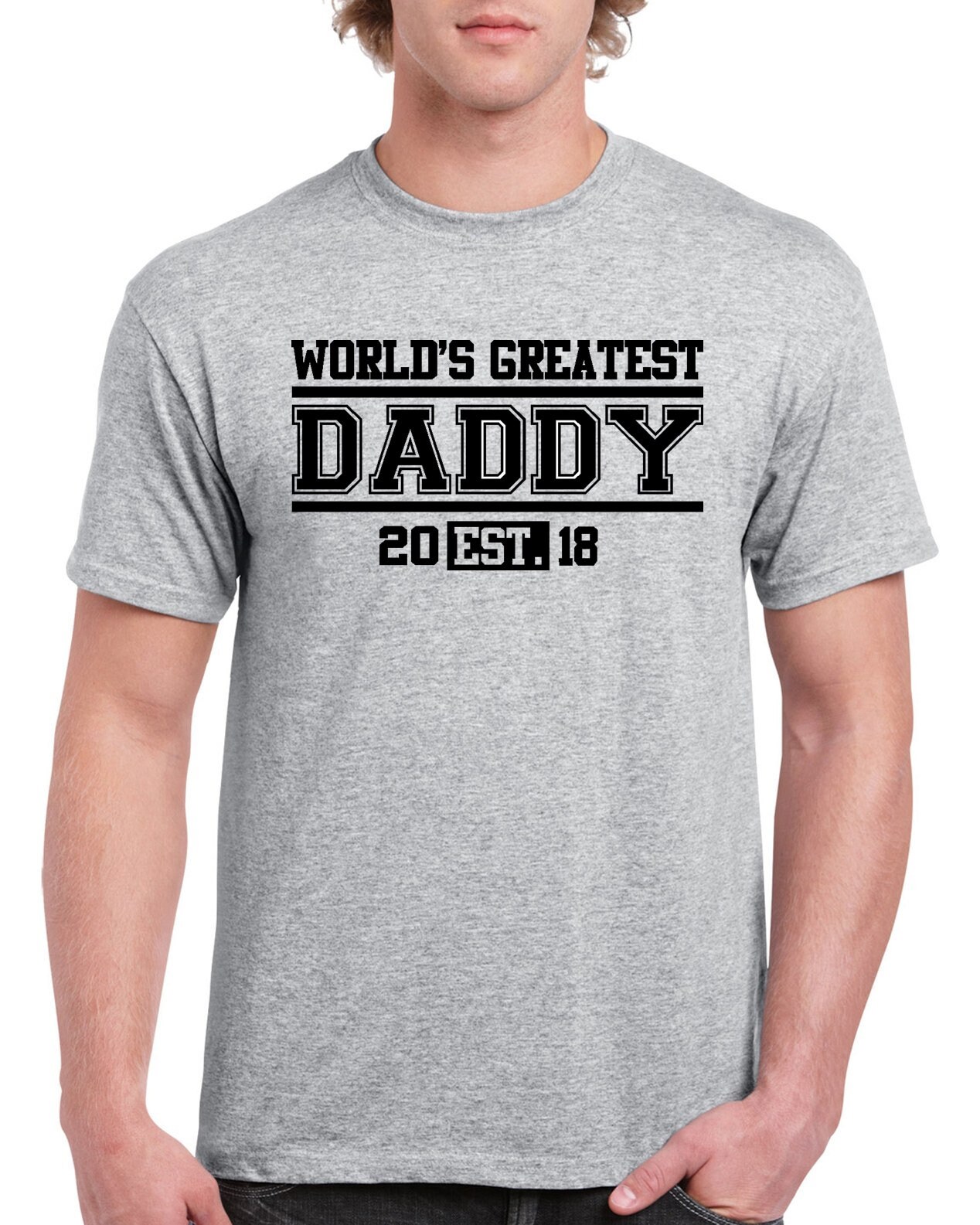 World's Greatest Dad - T-shirt 100% Cotton Tee by StickerDad® - High Quality - Made in the USA - Thumbnail 4