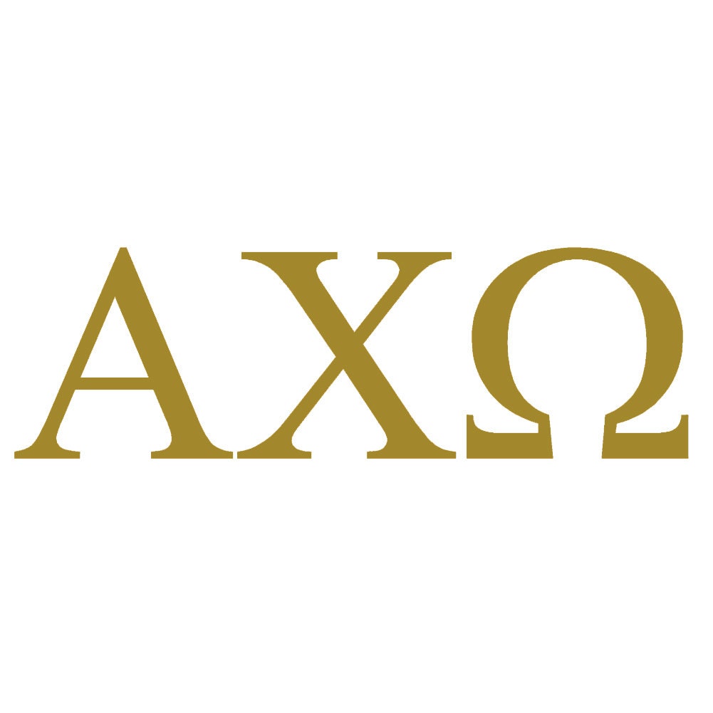 Alpha Chi Omega (2 Pack) Decal 6" Vinyl Decal Window Sticker "Officially Licensed Product". - Thumbnail 5