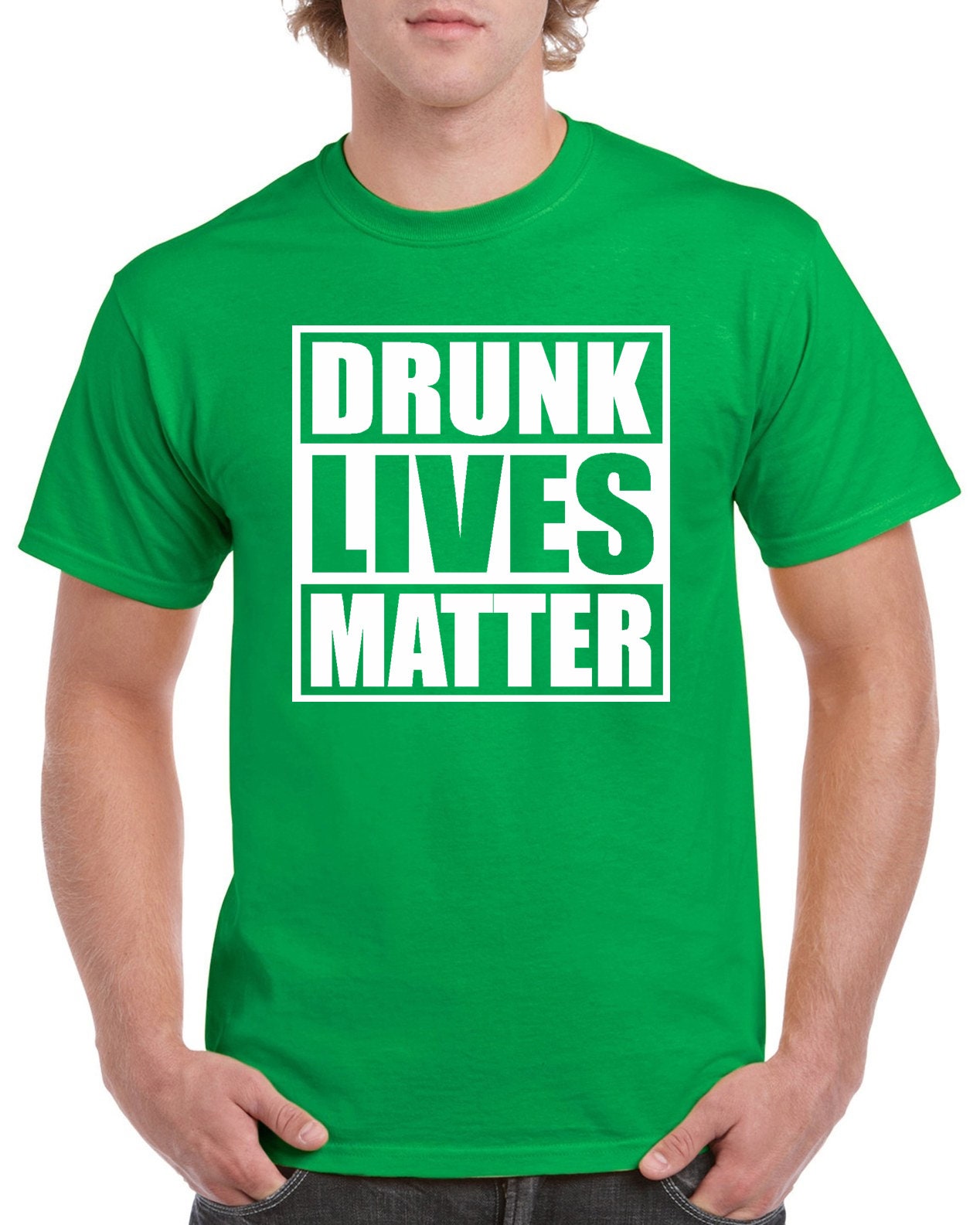 Drunk Lives Matter T-shirt 100% Cotton Tee by StickerDad® - High Quality - Made in the USA