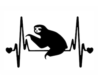 Vinyl Decal Elephant Heartbeat Life Design In Black, White Or Gray - Foto 11
