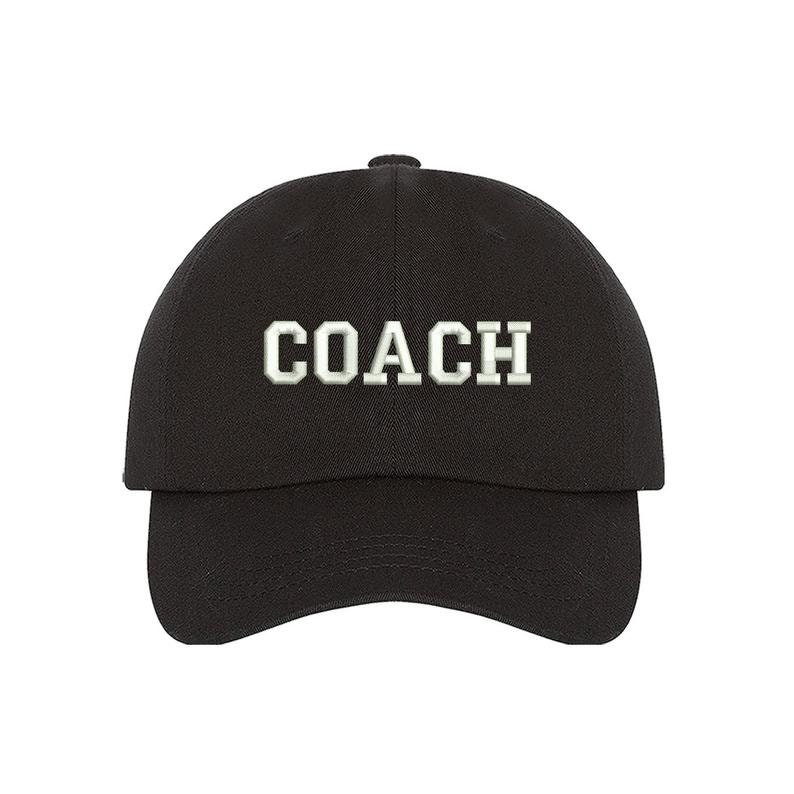 Unstructured Cap with COACH Embroidered on Front, Hats Cap Baseball Coach Gift, Football Coach Gift ,Baseball Coach Gift, Soccer Coach Gift