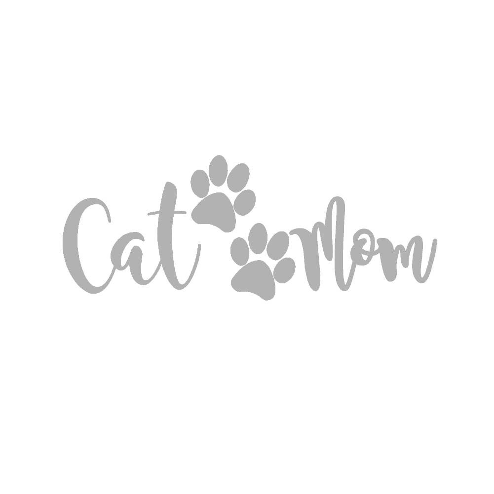 Cat Mom V3 - 7" Vinyl Decal Window Sticker - Thumbnail 5