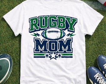 Rugby Mom 1140 PNG – Sublimation & DTF (Digital Download)