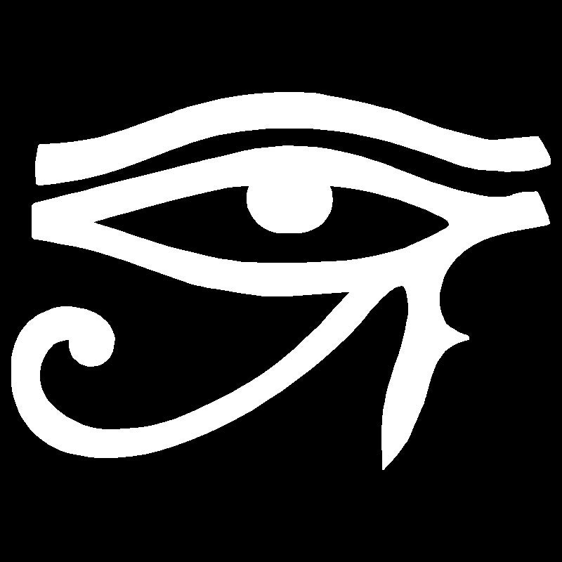 EYE of RA (2 Pack) Egyptian 5" Vinyl Decal Window Sticker