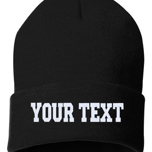 Personalisierte Beanie: Personalisierte Strickmütze