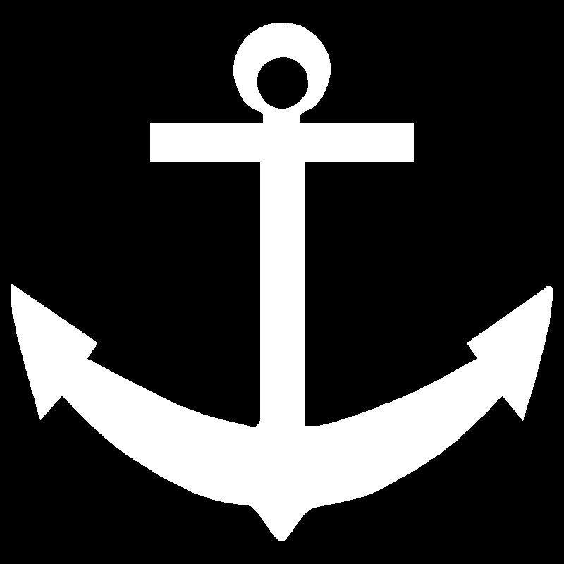 Ship Anchor Sea Ocean Religion 5" Vinyl Decal Window Sticker