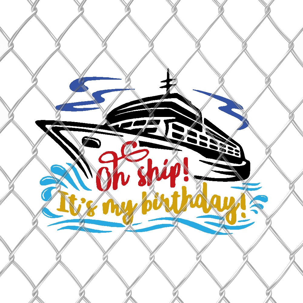 Oh Ship - SVG Cut File DXF Silhouette Studio Vinyl Digital Cut Files for Cricut, Silhouette