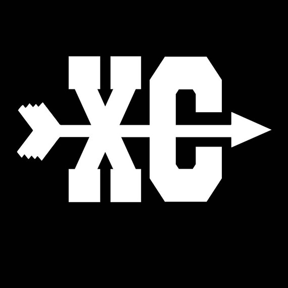2 Pack Cross Country XC Symbol 5 Inch Vinyl Decal Window - Etsy
