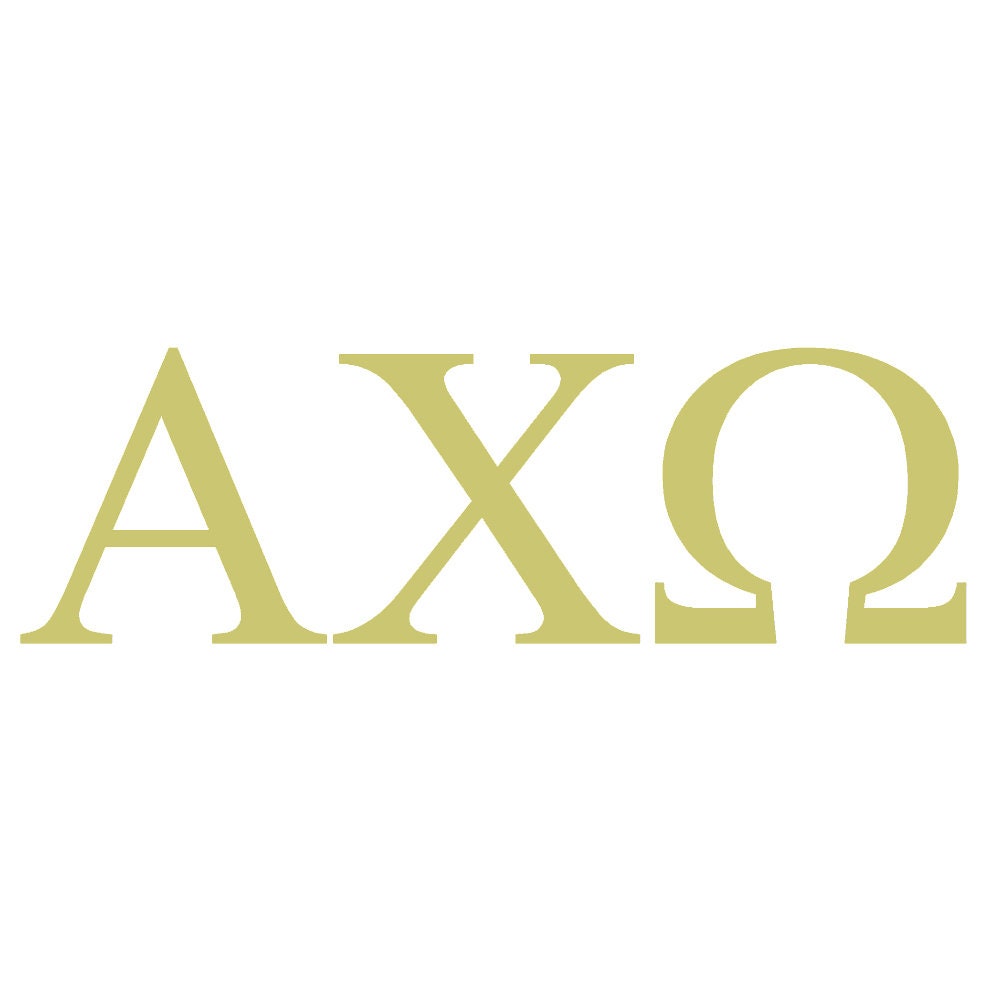 Alpha Chi Omega (2 Pack) Decal 6" Vinyl Decal Window Sticker "Officially Licensed Product". - Thumbnail 7