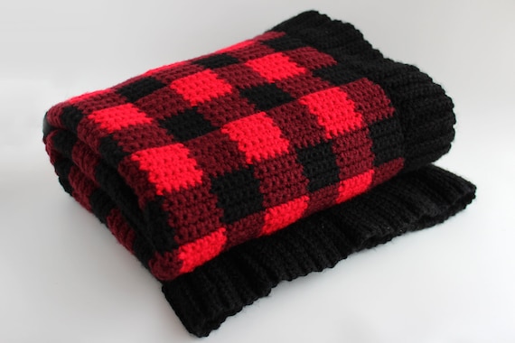Buffalo Plaid Baby Blanket Buffalo Check Crochet Blanket Gingham Blanket Pattern Crochet Pattern With Optional Reversible Lining Etsy Canada