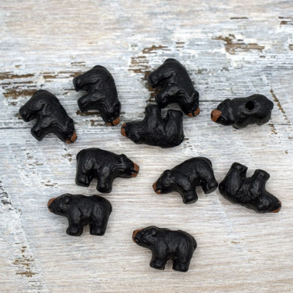 Ceramic Animal Beads Etsy