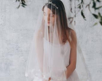 Eyelash lace drop veil, veil, wedding veil, lace veil, bridal veil, veil wedding, veil lace
