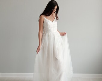 Lace and Tulle Wedding Dress