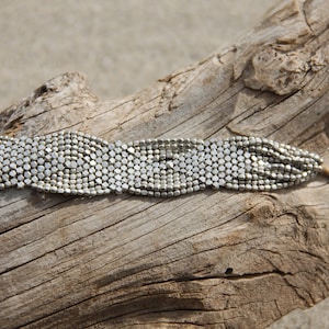 Joias Boho para Mulheres - Pulseira Boho Dourada - Ideias para Pulseiras de Contas - Pulseira de Latão Empilhável - Pulseira de Ouro para o Dia a Dia - Pulseira Empilhável