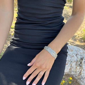Joias Boho para Mulheres - Pulseira Boho Dourada - Ideias para Pulseiras de Contas - Pulseira de Latão Empilhável - Pulseira de Ouro para o Dia a Dia - Pulseira Empilhável