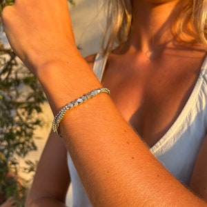 Bohemian Bracelet for Women - Bead Bracelet Ideas - Stackable Bracelet Seed Bead - Everyday Beaded Bracelet - Girlfriend Gift Bracelet