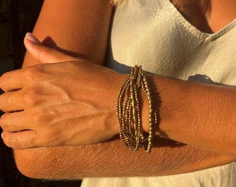 Cadeau pour elle - Bracelet de tous les jours pour femme - Idée cadeau petite amie - Bijoux cadeaux Boho - Bracelet Boho élégant - Bracelet superposé