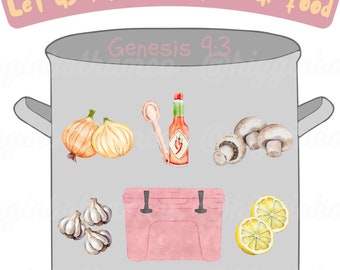 Cajun Crawfish Boil PNG, Genesis 9:3 Christian Design (Digital Download)