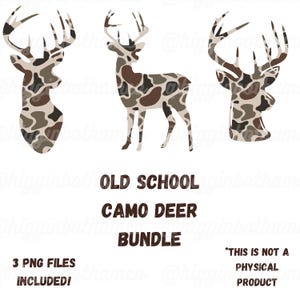 Hertenjacht bundel PNG-clipart, camouflage herten, Old School Camo Deer, Whitetail Deer png, ontwerp herten, element herten, jachthond, jachthond png