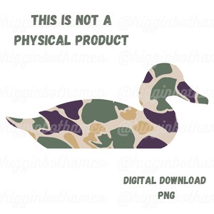 Camo Mardi Gras, sauvagine migratrice ClipArt PNG, téléchargement vectoriel, camouflage rétro old school, canard colvert, chasse au canard PNG, Mardi Gras PNG