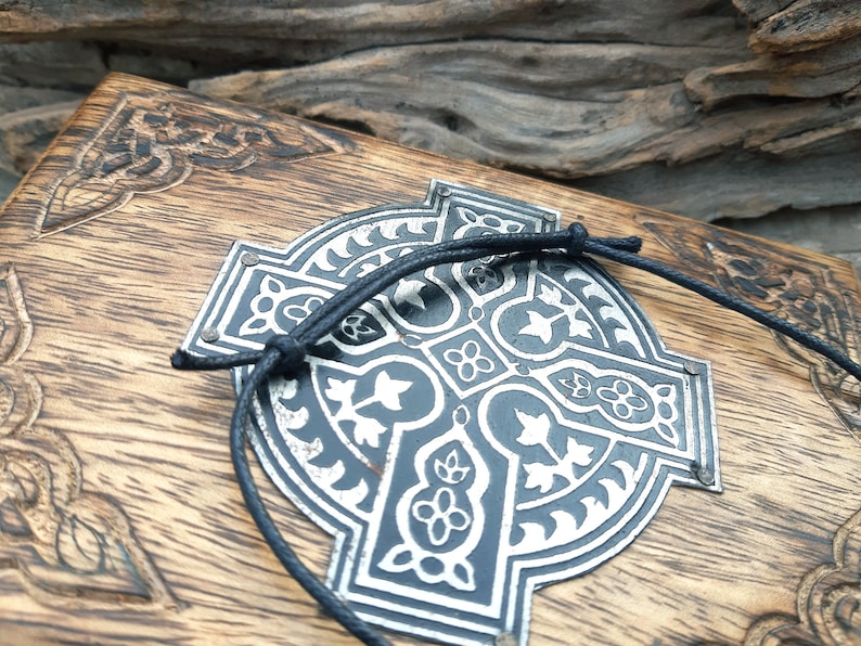 Love And Friendship Celtic Knots Heart Celtic Heart Triskelion Wood Pendant Artisan Jewelry Handmade Beauty And The Best