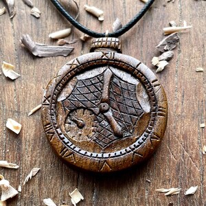 Steampunk Clock Pendant - Steampunk Wood Pendant Necklace Clock - Steampunk Wood Jewelry Handmade Unisex Gift