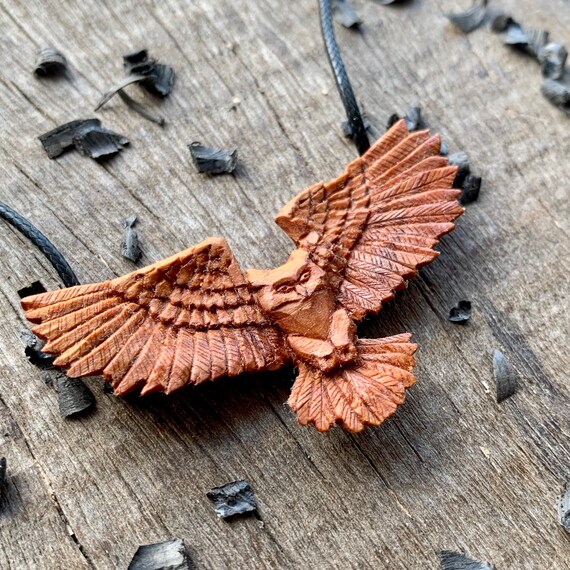 Wooden on sale owl necklace