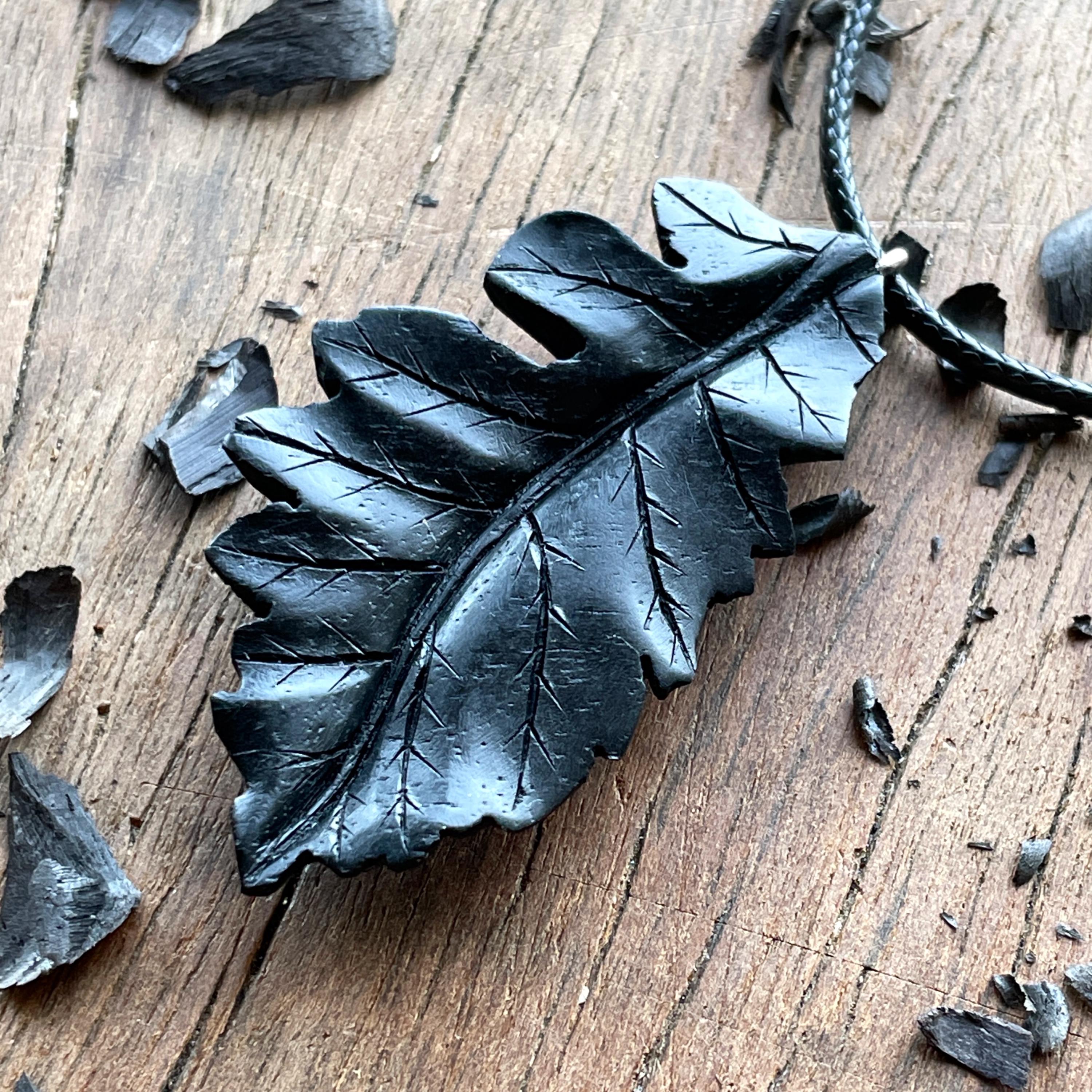 Collana Con Ciondolo Foglia Di Quercia – Autunno, Argento Placcato, Lunghezza Regolabile 16-20 Pollici