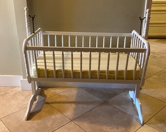 antique baby crib value